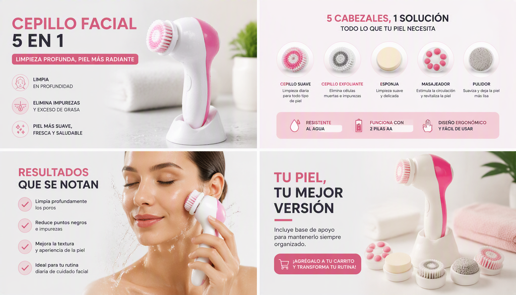 CEPILLO FACIAL 5 EN 1