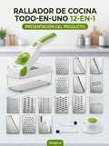 Rallador de Cocina Todo en Uno 12 en 1